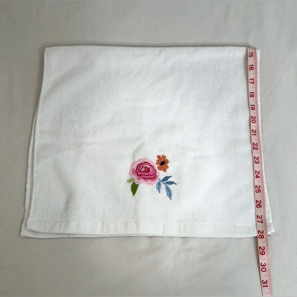 Floral Towel Set-Bath Towel 52X27 Hand Towel 27X16 New Multicolor - Picture 6 of 8